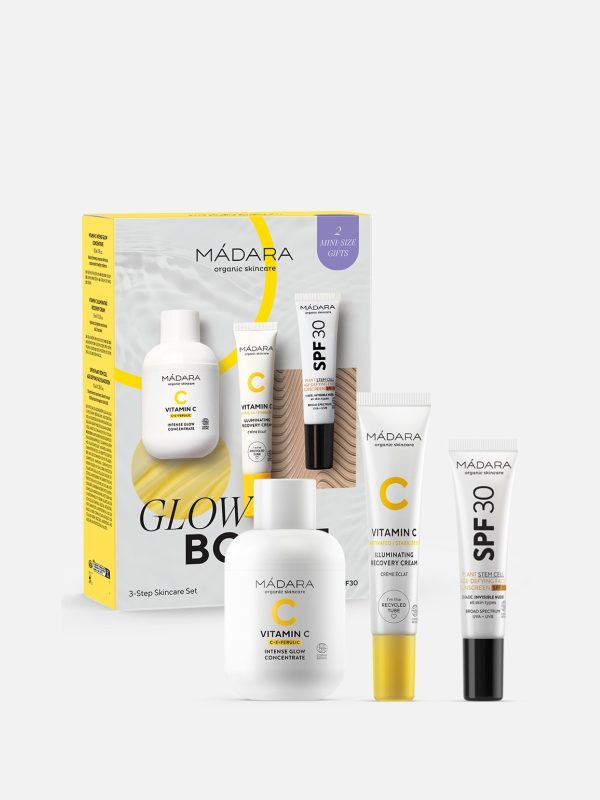 Mádara - Glow Boost 3-Step Skincare Set -