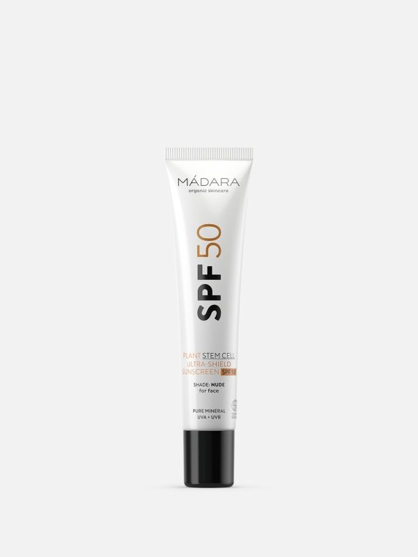 Mádara - Plant Stem Cell Ultra-Shield Sunscreen SPF50 - Crema protezione solare con filtro minerale SPF50