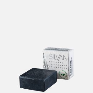 Silvan - Black & Pure - Sapone viso purificante al carbone attivo e olio dell'albero del tè