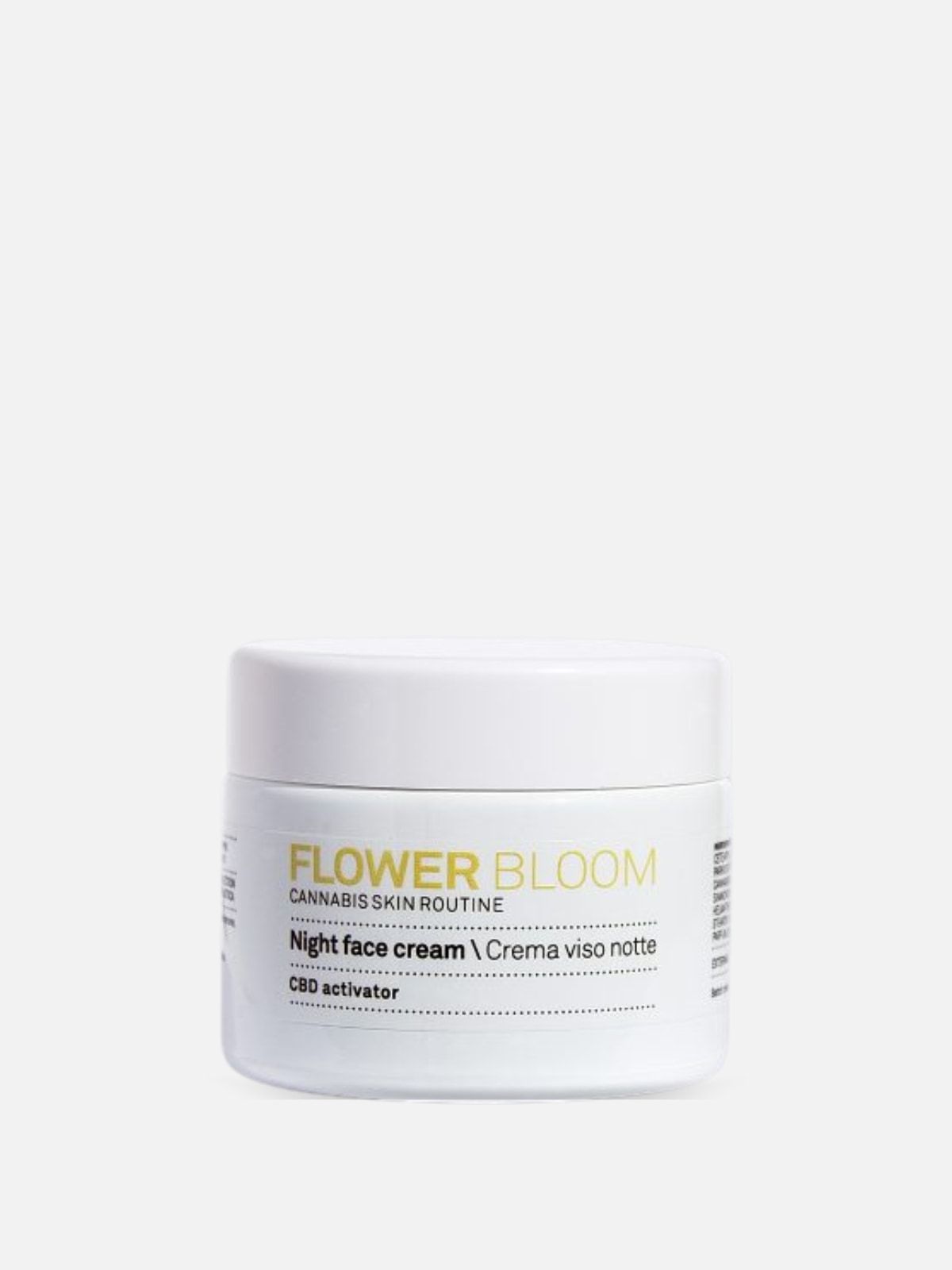 Flower Bloom - Crema Viso Notte con CBD -