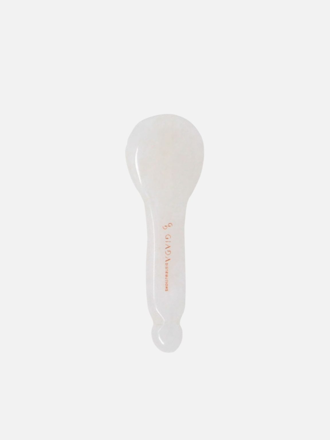 - Gua Sha Cucchiaio in Giada Bianca -
