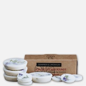 The Munio - Dischetti di Cera di Soia al Ginepro e Limonio - Juniper & limonium soy wax rounds