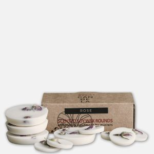 The Munio - Dischetti di Cera di Soia alla Rosa - Rose soy wax rounds