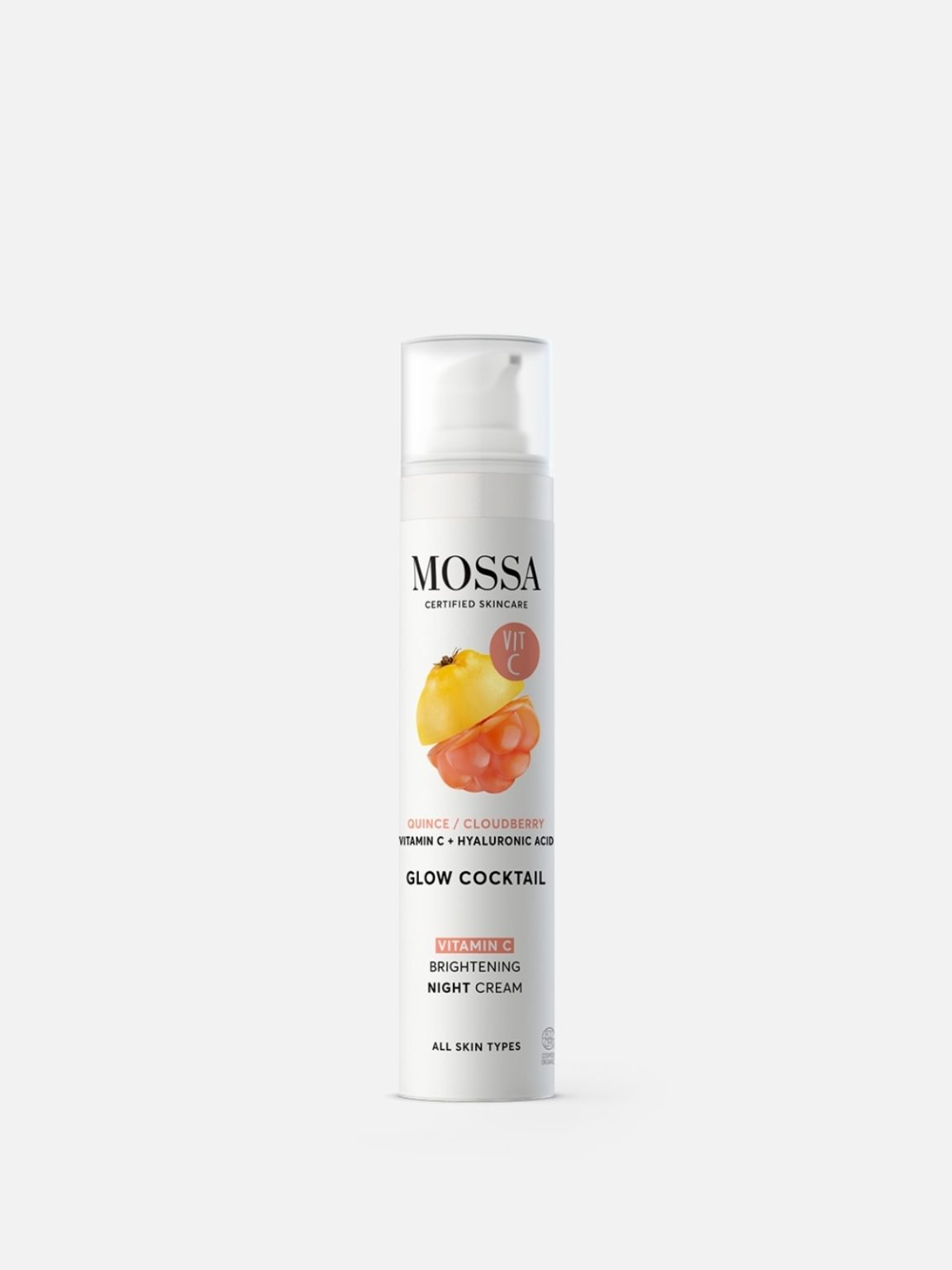 Mossa - Glow Cocktail Vitamin C Brightening Night Cream - Crema notte illuminante