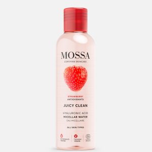 MOSSA - Juicy Clean Hyaluronic Acid Micellar Water - Acqua micellare con vitamine della fragola