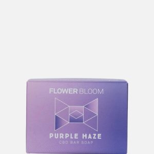 Flower Bloom - Sapone Artigianale Biologico Purple Haze con Terpeni e CBD - Sapone solido per mani e corpo