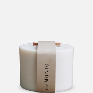 The Munio - Ricarica Candela con Stoppino in Legno alle Bacche di Sorbo e Foglie di Mirtillo - Ashberries and bilberry candle refill