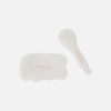 - Set Gua Sha Nuvoletta e Cucchiaio In Giada Bianca -