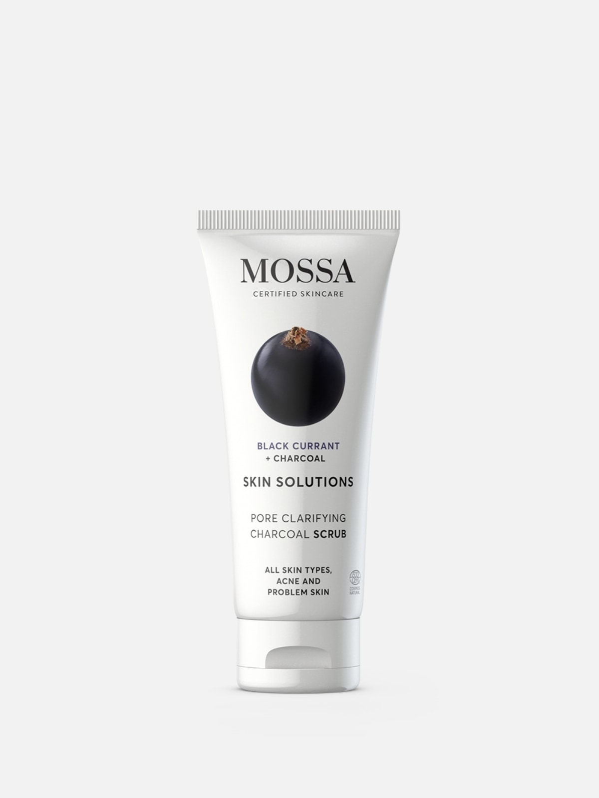MOSSA - Skin Solutions Pore Clarifying Charcoal Scrub - Scrub esfoliante al carbone