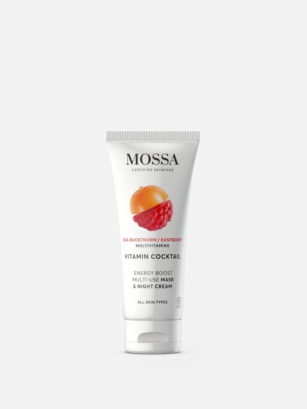 MOSSA - Vitamin Cocktail Energy Boost Multi-Use Mask and Night Cream - Maschera multiuso e crema notte