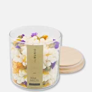 The Munio - Wax Melts ai Fiori Selvatici in Vetro Votivo -